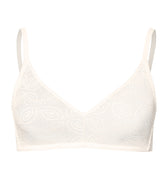 Ruby Geometric Lace Soft Cup Bra | Misty White 70852-2123